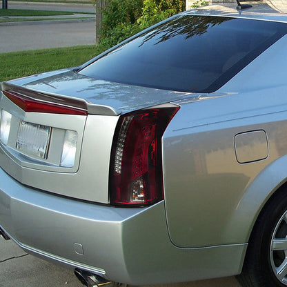 Spec-D 03-07 Cadillac CTS LED Tail Lights Chrome/Red Smoked
