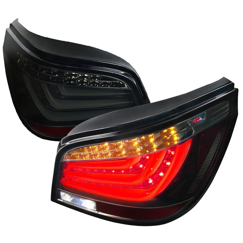 Spec-D 08-10 BMW E60 525i 530i 535i 550i LED Tail Lights Black/Smoked