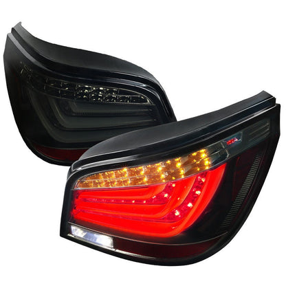 Spec-D 08-10 BMW E60 525i 530i 535i 550i LED Tail Lights Black/Smoked