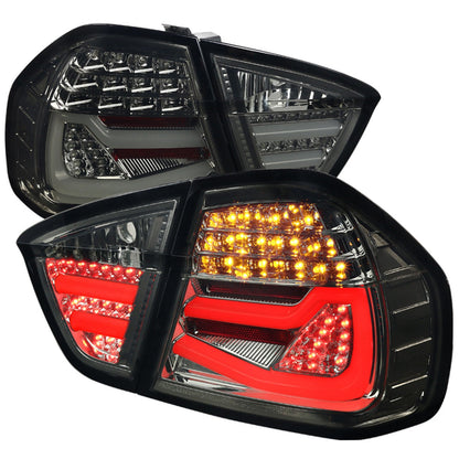Spec-D 06-08 BMW 323i 325i 328i 330i E90 LED Tail Lights Smoked