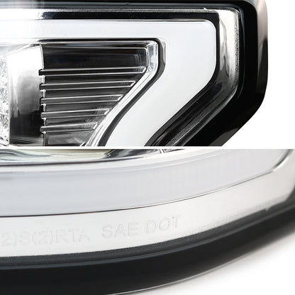 Spec-D 15-17 Ford F150 LED Tail Lights - Chrome