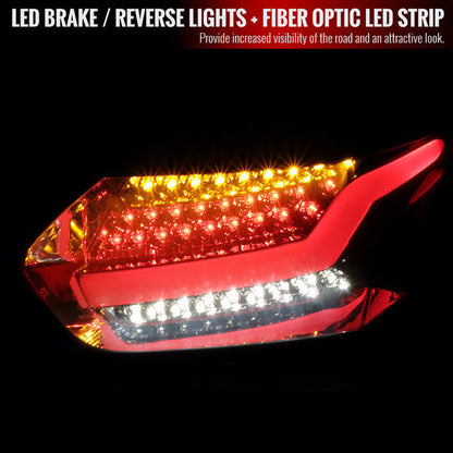 Spec-D 15-19 Ford Focus hatchback LED Tail Lights Smoked