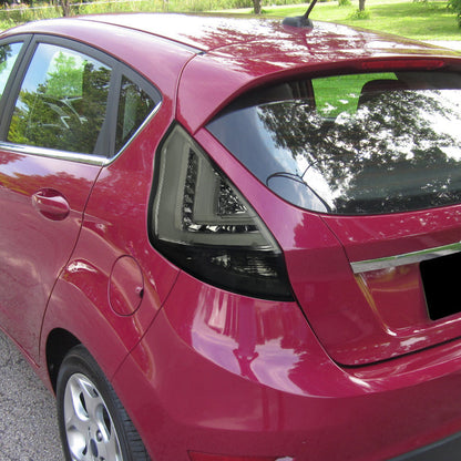 Spec-D 11-13 Ford Fiesta Hatchback LED Tail Lights Smoked