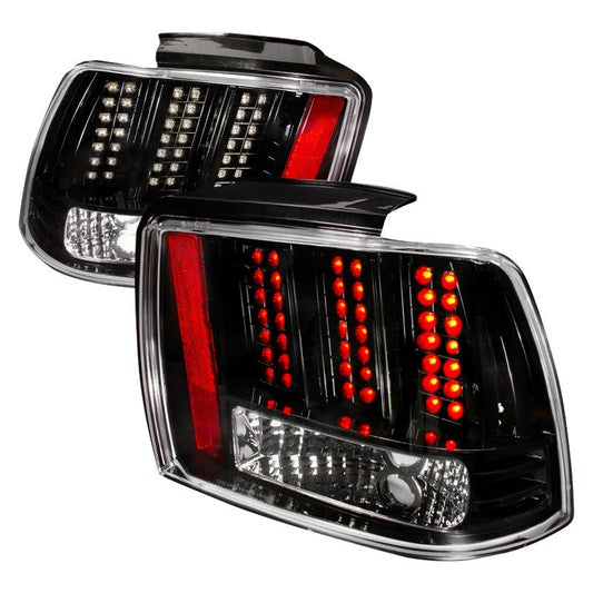 Spec-D 99-04 Ford Mustang LED Tail Lights Black