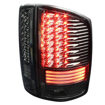 Spec-D 02-06 Dodge Ram 1500 2500 3500 Tail Lights LED V2 Smoked