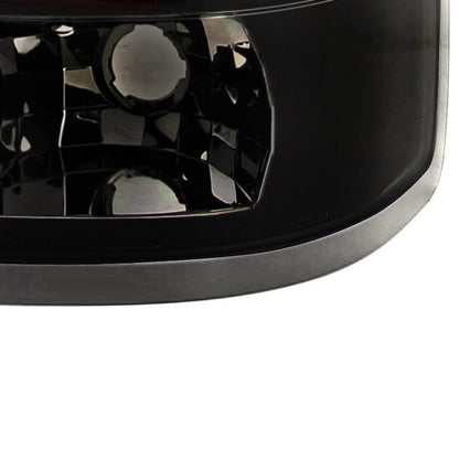 Spec-D 07-12 GMC Sierra LED Tail Lights Black/Smoked Lens