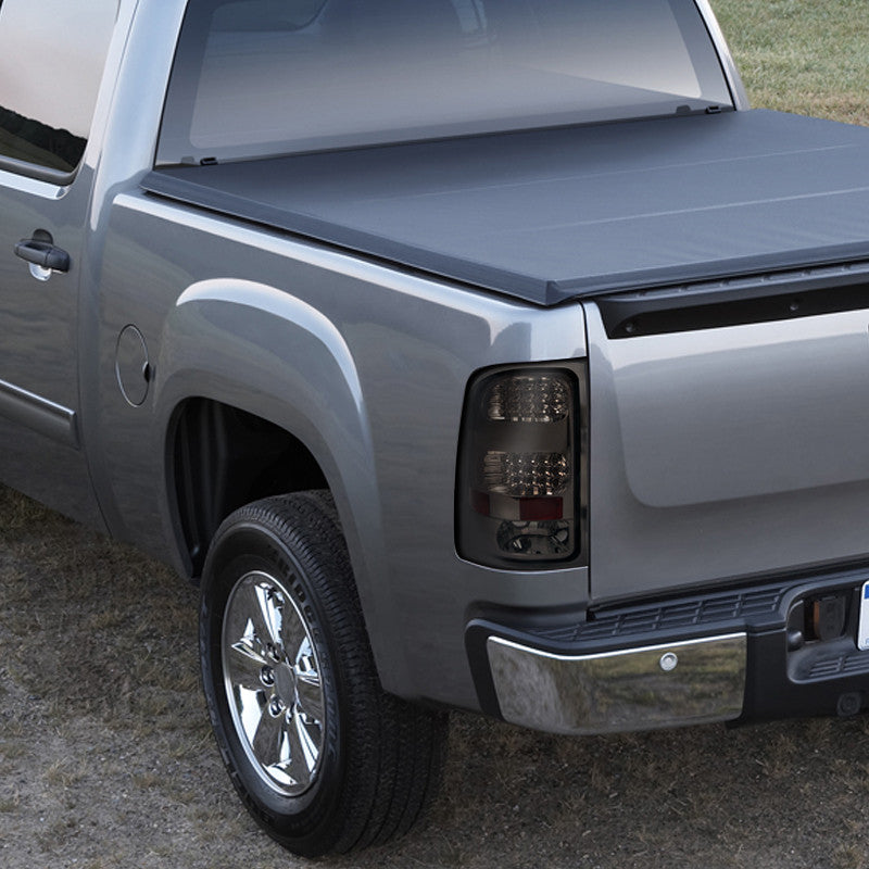 Spec-D 07-14 GMC Sierra LED Tail Lights Chrome/Smoked