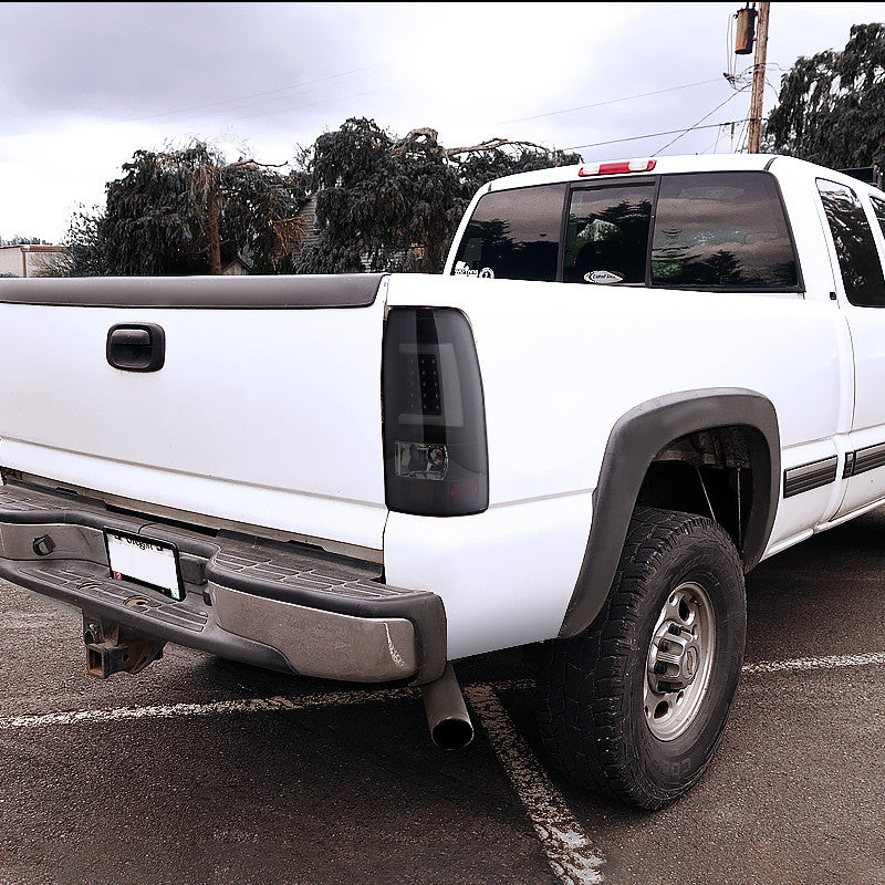 Spec-D 99-02 Silverado 99-06 GMC Sierra Tail Lights G2 Black/Smoked