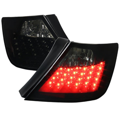 Spec-D 04-10 Scion tC Tail Lights G2 LED Glossy Black/Smoked