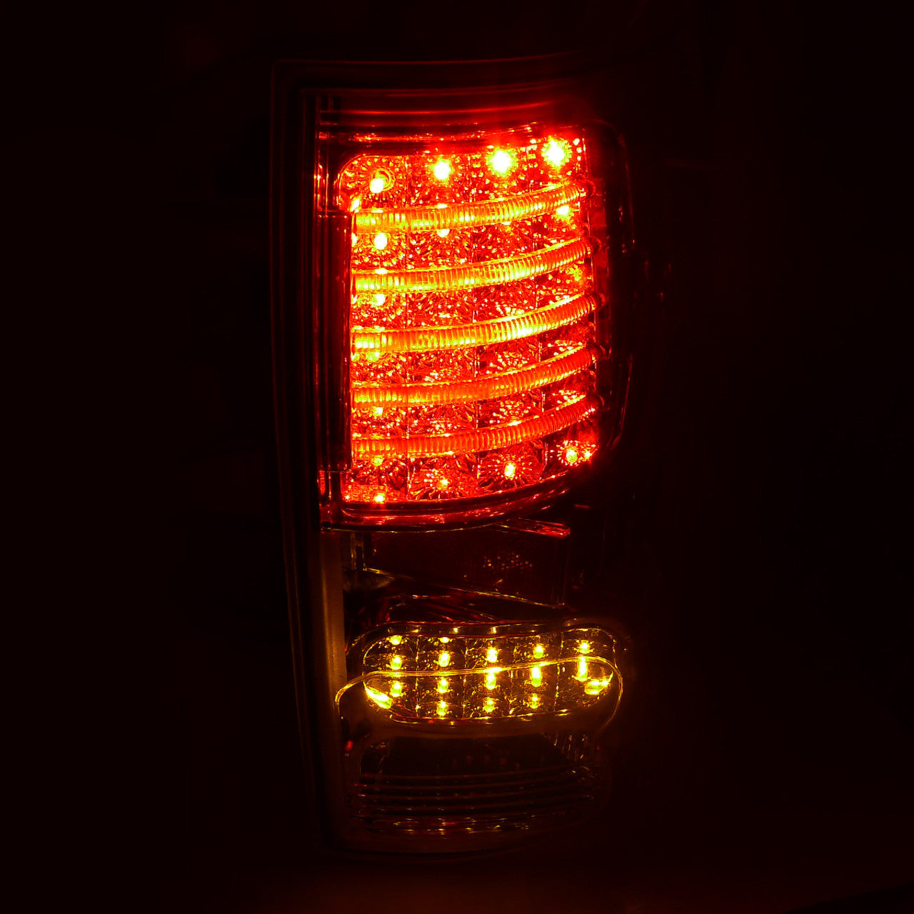 Spec-D 07-12 Toyota Tundra LED Tail Lights Chrome Housing