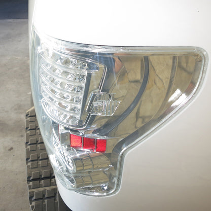 Spec-D 07-12 Toyota Tundra LED Tail Lights Chrome Housing
