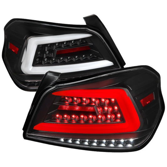 Spec-D 15-21 Subaru WRX Tail Lights Sequential LED Black/Clear