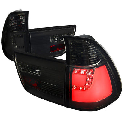 Spec-D 00-06 BMW X5 E53 LED Tail Lights Chrome/Smoked