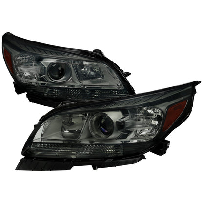 Spec-D 13-15 Malibu Projector Headlights Chrome Smoked