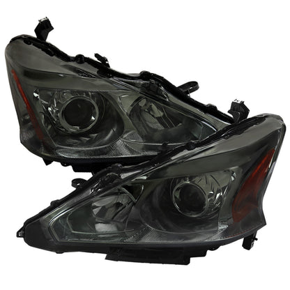 Spec-D 13-15 Nissan Altima 4Dr Projector Headlights Smoked