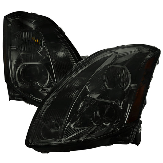 Spec-D 04-06 Maxima Projector Headlights Chrome/Smoked