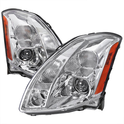 Spec-D 04-06 Nissan Maxima Projector Headlights Chrome