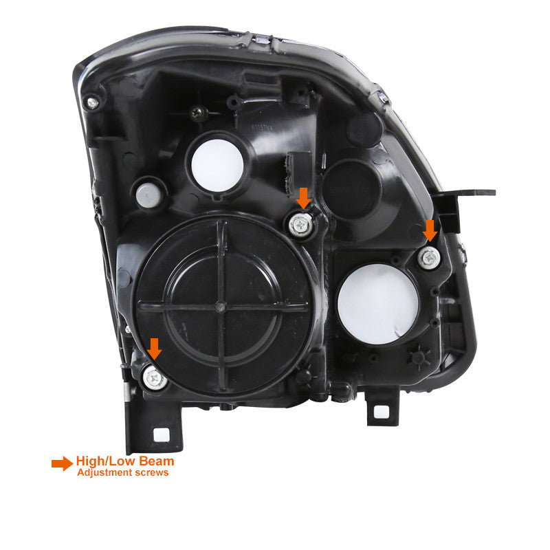 Spec-D 04-06 Maxima Projector Headlights Chrome/Smoked