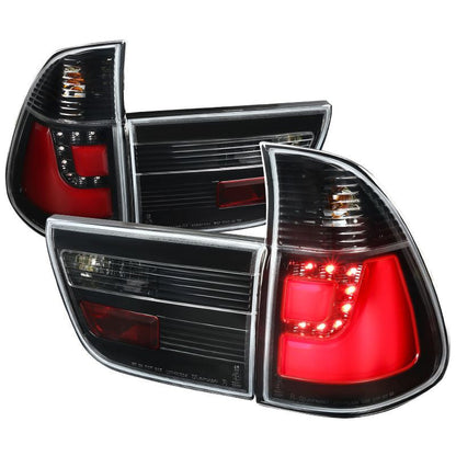 Spec-D 00-06 BMW X5 LED Tail Lights Black