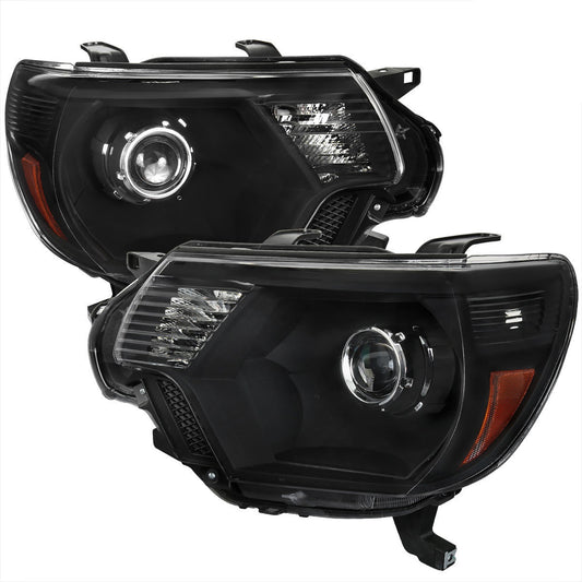 Spec-D 12-15 Tacoma retrofit Projector Headlights Black