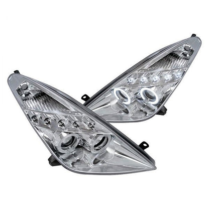 Spec-D 00-05 Toyota Celica Halo Projector Headlights Chrome