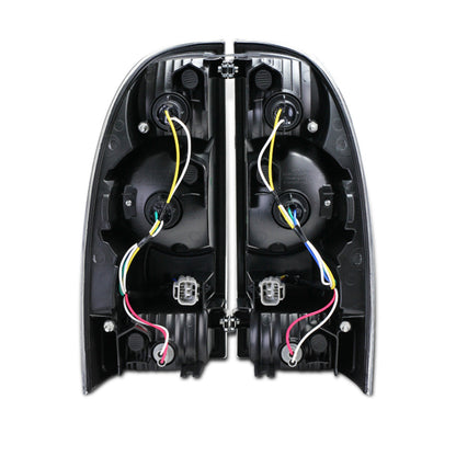 Spec-D 05-15 Toyota Tacoma Black LED Tail Lights
