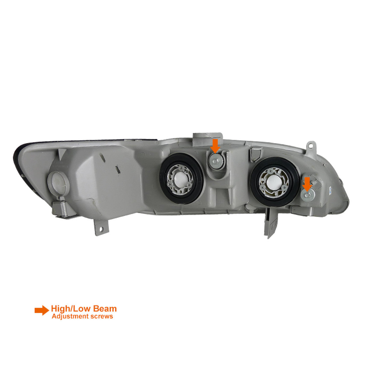 Spec-D 98-02 Honda Accord Headlights Crystal Chrome/Clear Amber