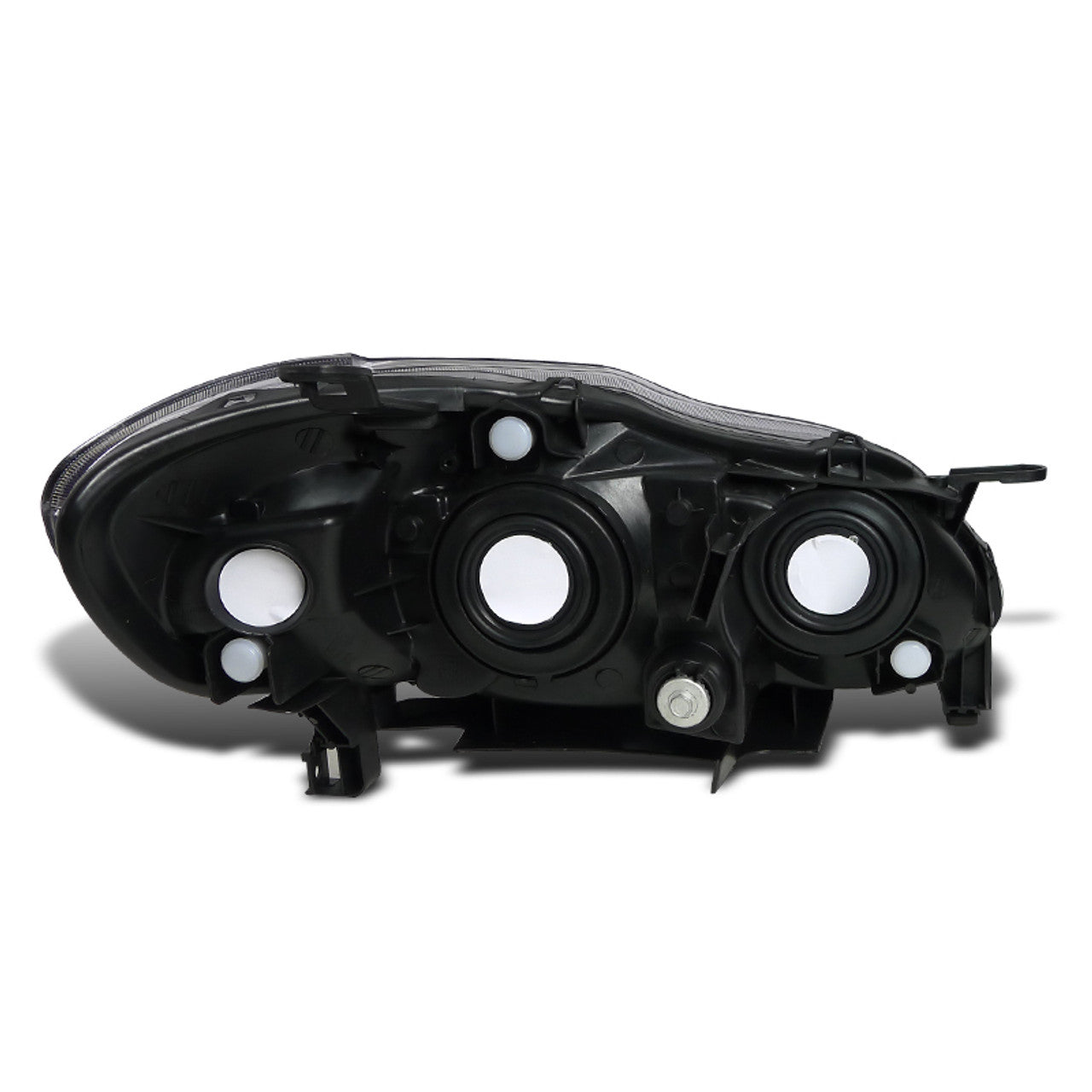 Spec-D 03-08 Toyota Corolla OEM Style Headlights Matte Black/Clear