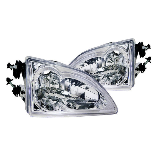 Spec-D 94-98 Ford Mustang Chrome Headlights