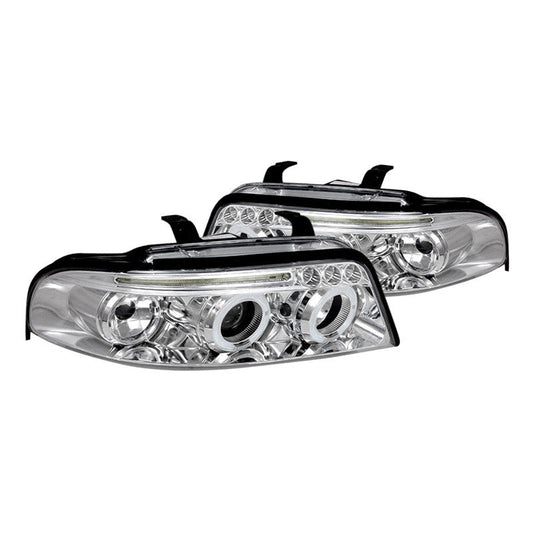 Spec-D 99-01 Audi A4 Projector Chrome OEM Halogen Headlights