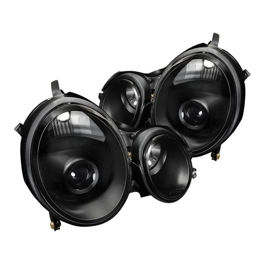 Spec-D 00-02 Mercedes W210 E Class Black Projector