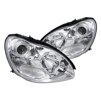 Spec-D 00-06 Mercedes W220 S-Class Projector Chrome Headlights