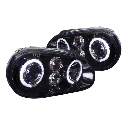 Spec-D 99-06 Golf GTI R32 Cabrio Halo Projector Headlights Smoked