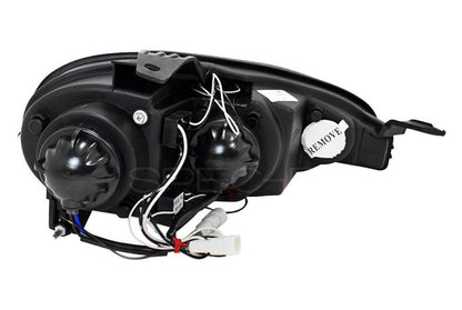 Spec-D 01-05 Mazda Miata MX-5 Projector Headlights Chrome/Clear