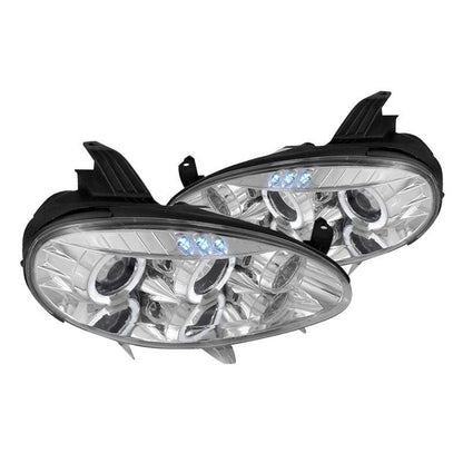 Spec-D 01-05 Mazda Miata MX-5 Projector Headlights Chrome/Clear