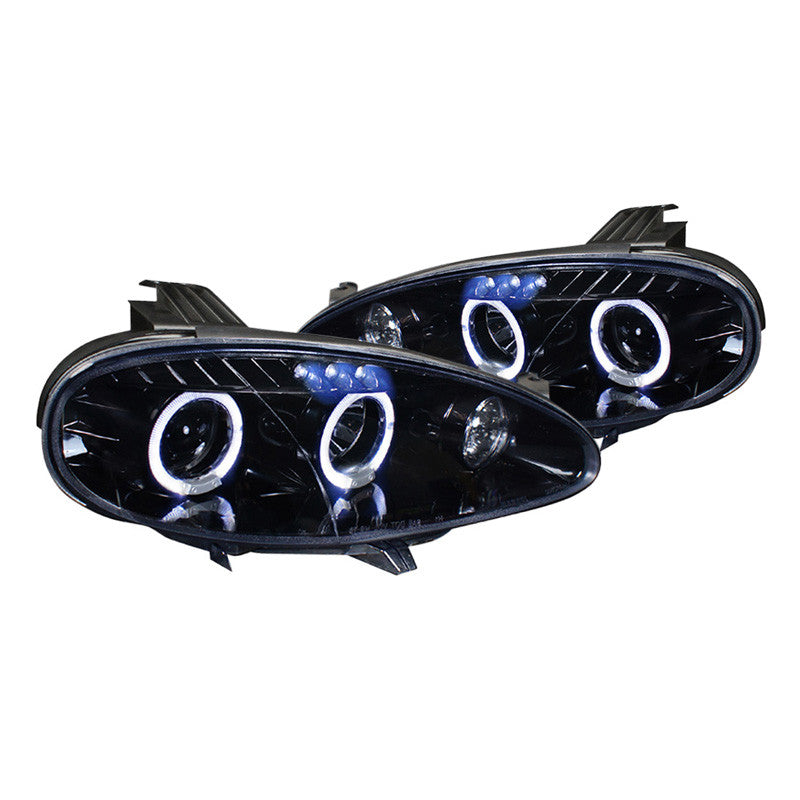 Spec-D 01-05 Miata MX-5 Halo Projector Headlights Chrome
