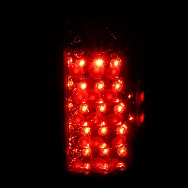 Spec-D 88-00 Chevy GMC C/K Tahoe Yukon LED Tail Lights Smoked