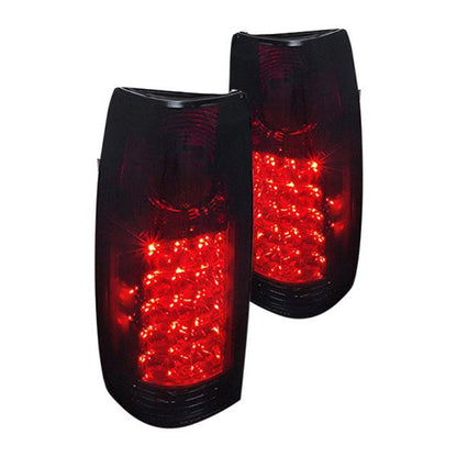 Spec-D 88-98 Chevrolet C10 LED Tail Lights Smoked Red Lens