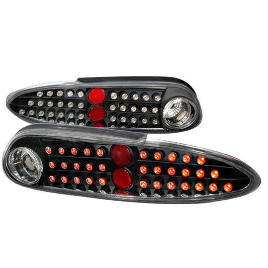 Spec-D 93-02 Chevy Camaro LED Tail Lights Black