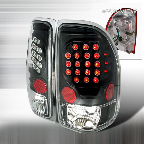 Spec-D 97-04 Dodge Dakota LED Tail Lights Black