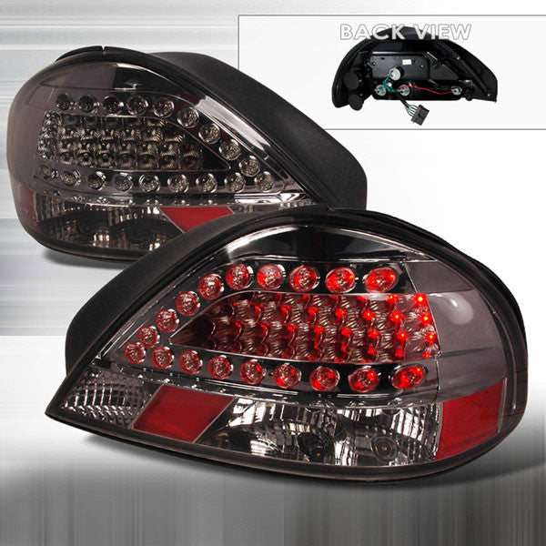 Spec-D 99-05 Pontiac Grand Am LED Tail Lights Smoked