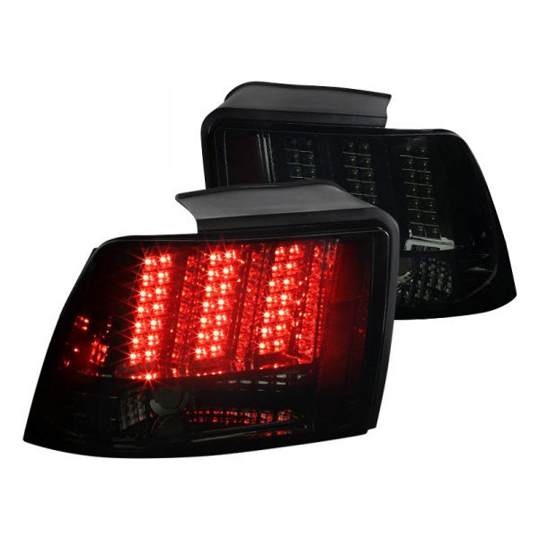 Spec-D 99-04 Ford Mustang Tail Lights LED Sequential Smoked