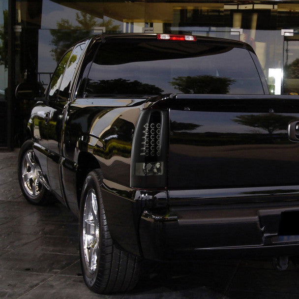 Spec-D 03-06 Silverado GMC Sierra Tail Lights LED Glossy Black/Smoked