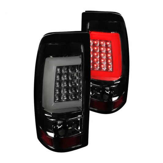 Spec-D 03-07 Silverado GMC Sierra G2 LED Tail Lights Smoked
