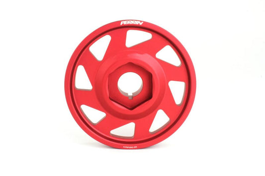 Perrin Performance [17-26 Honda Civic Type-R] Crank Pulley - Red